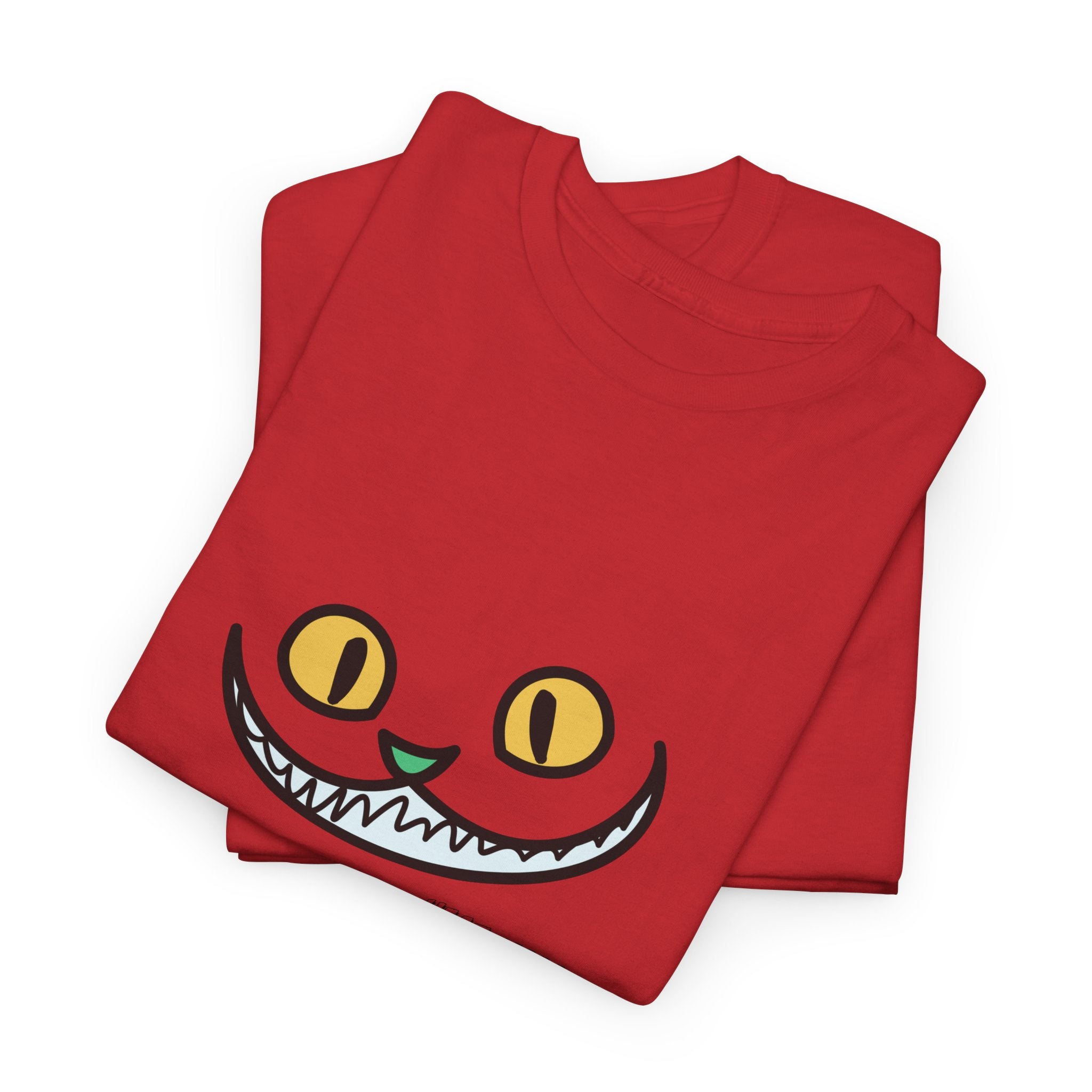 Smile Cat Eyes Tee - Heat Mess