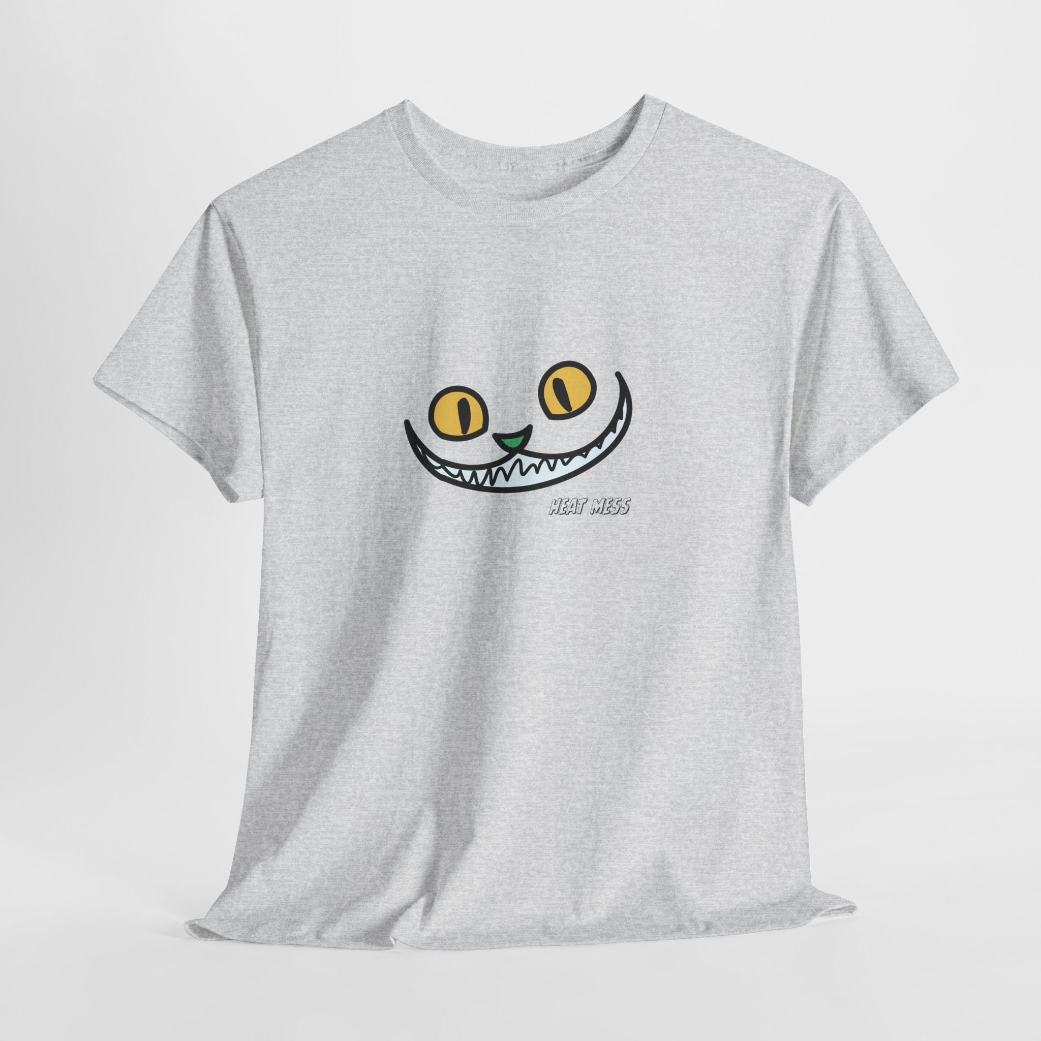 Smile Cat Eyes Tee - Heat Mess