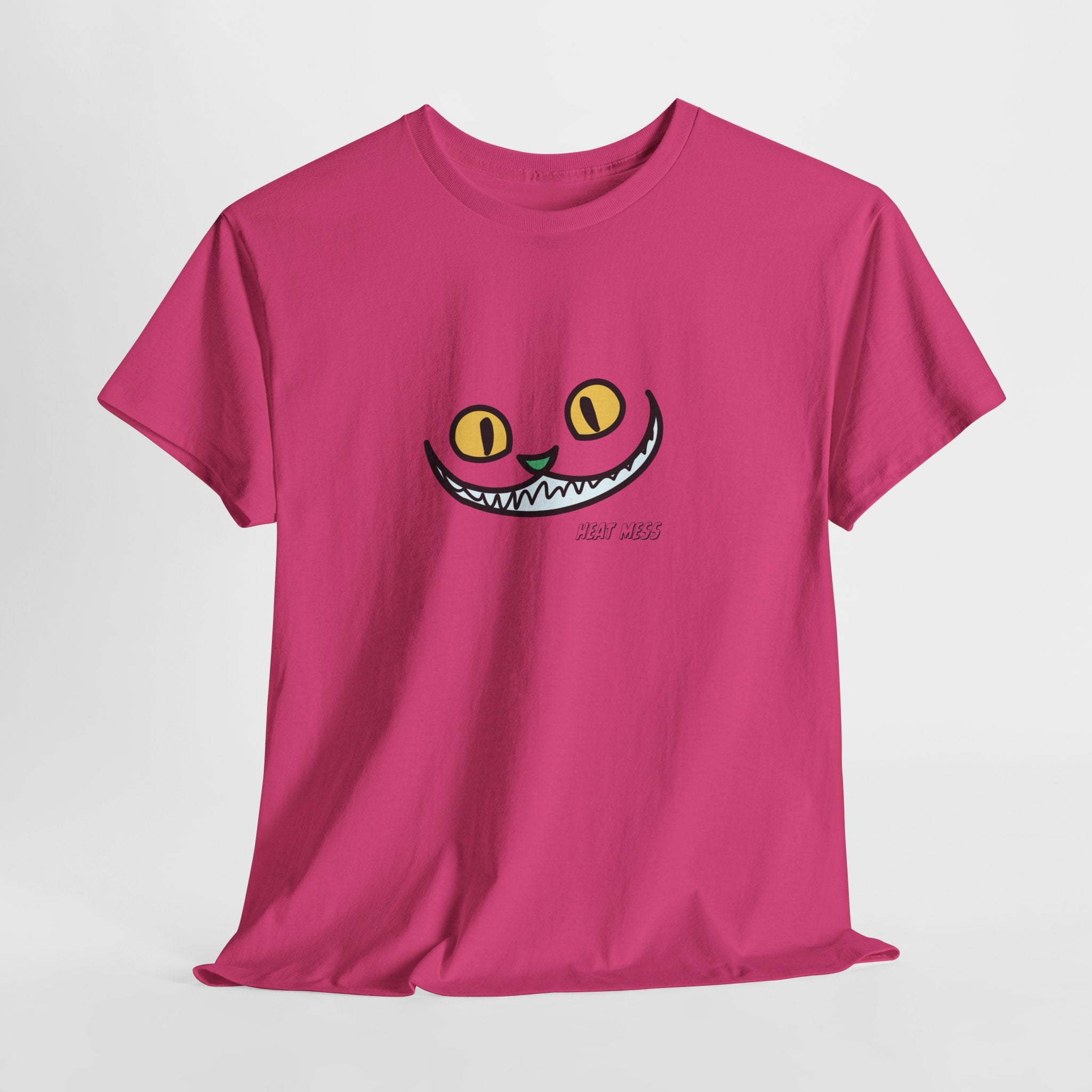 Smile Cat Eyes Tee - Heat Mess