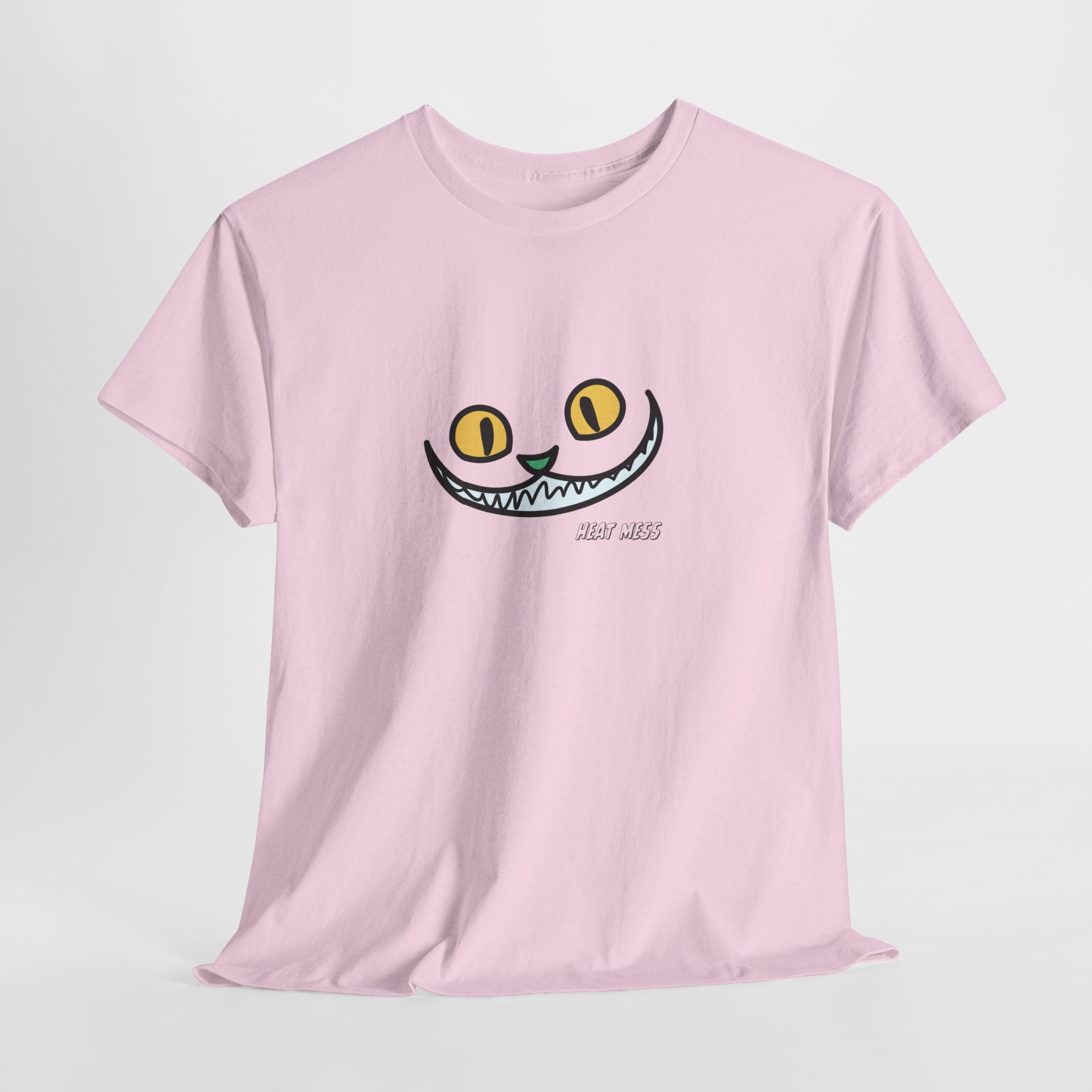 Smile Cat Eyes Tee - Heat Mess