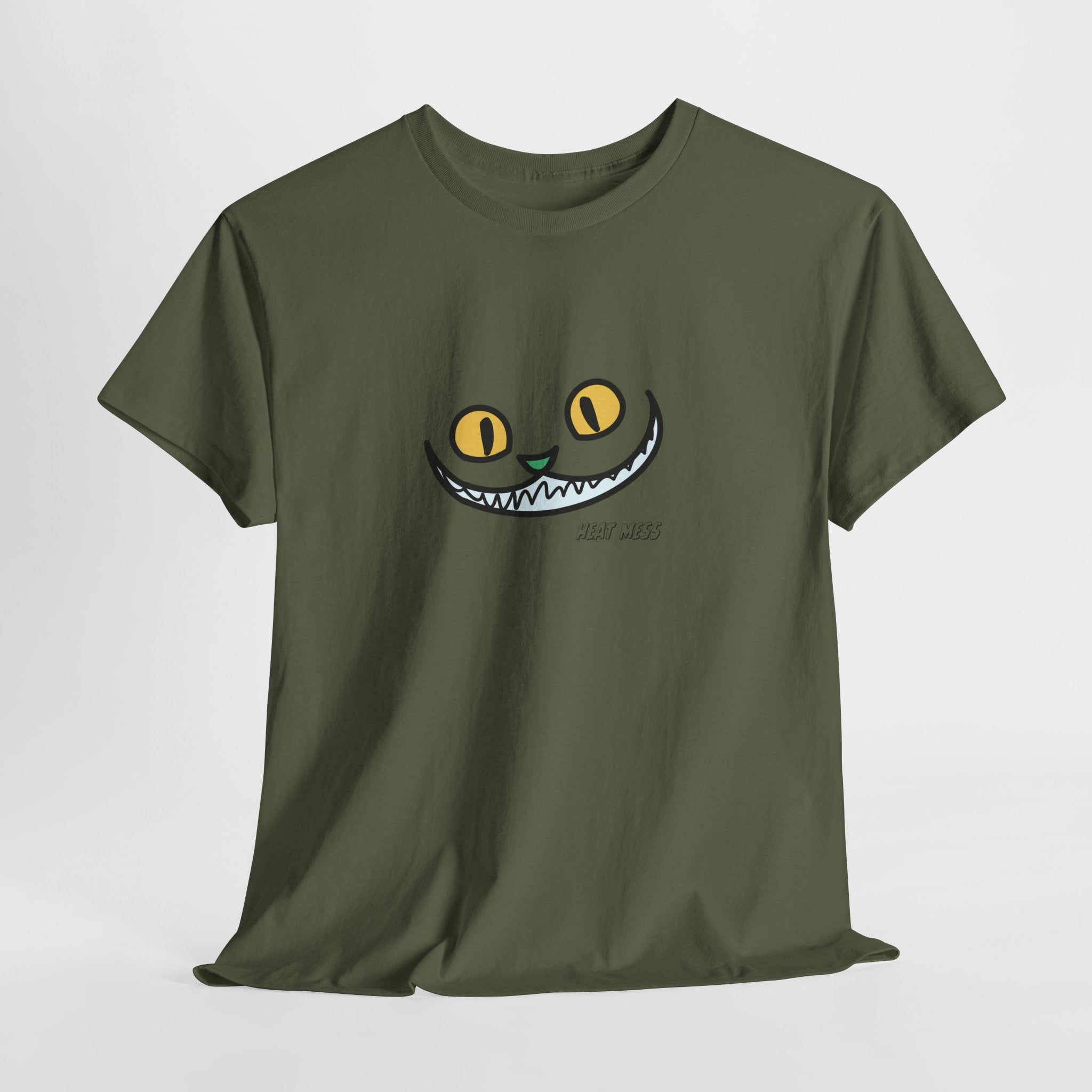 Smile Cat Eyes Tee - Heat Mess