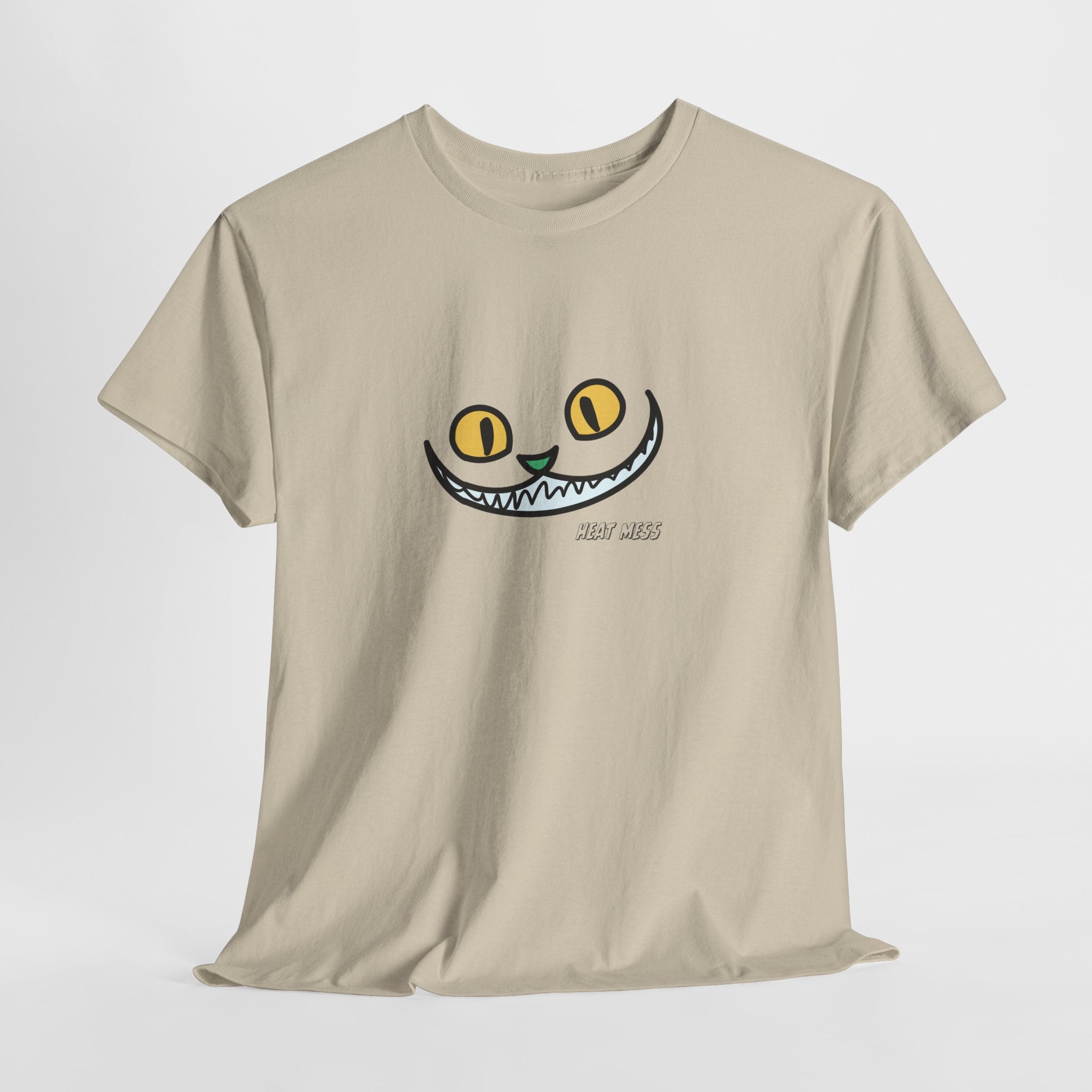 Smile Cat Eyes Tee - Heat Mess