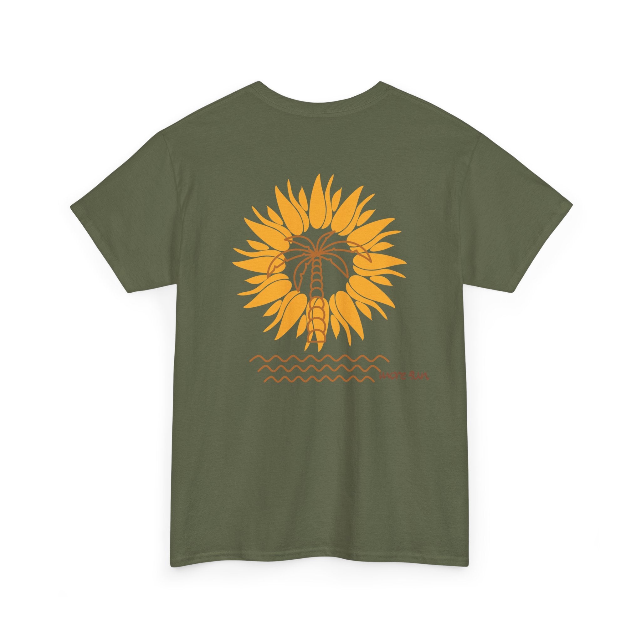 Sunny Palm Surf T-SHIRT - Heat Mess