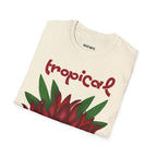 T-Shirt Tropical Red Floral - Heat Mess