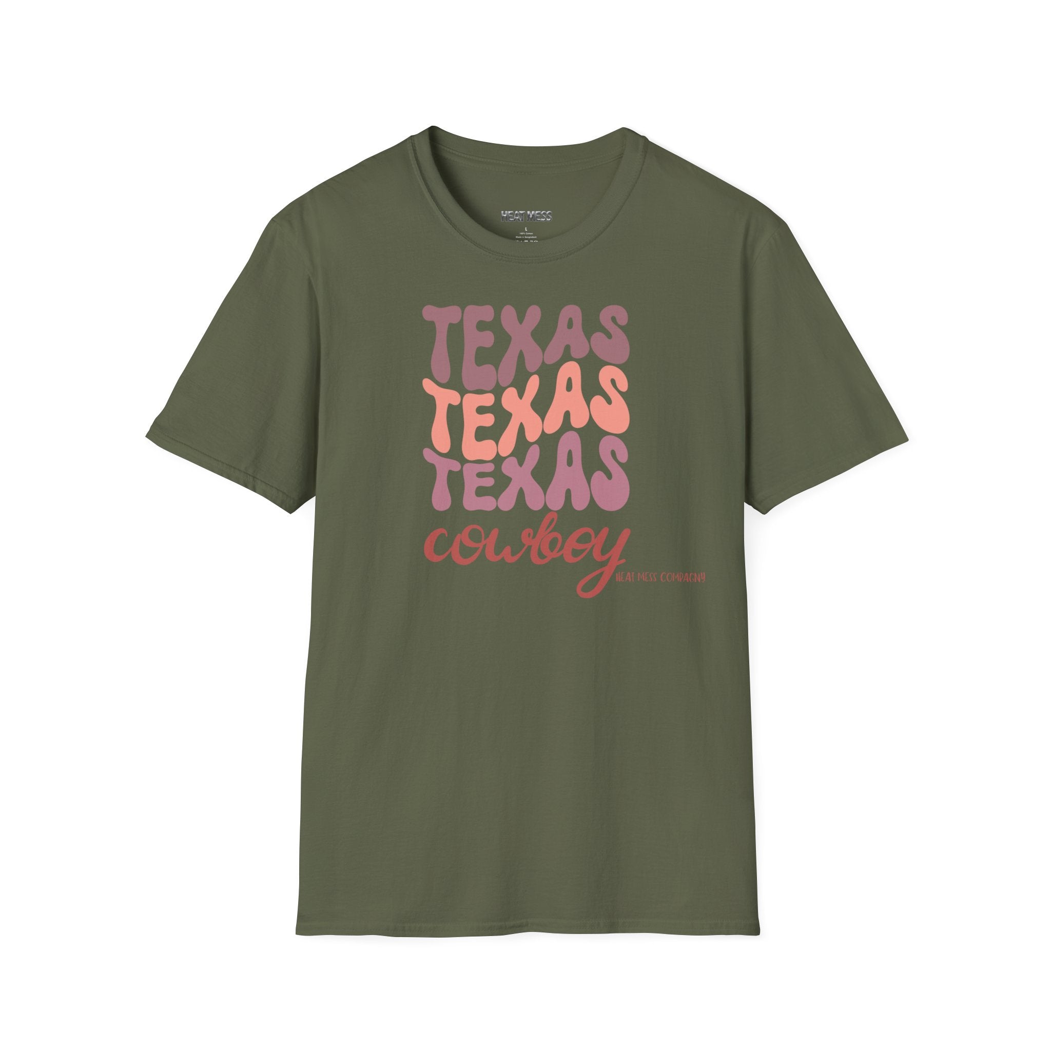 Texas Cowboy T-Shirt - Heat Mess