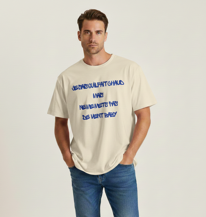 " Pas De Vent Baby" T-Shirt - Heat Mess