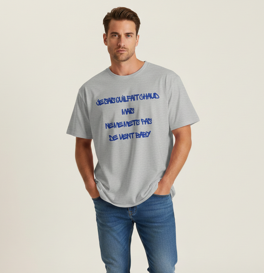 " Pas De Vent Baby" T-Shirt - Heat Mess