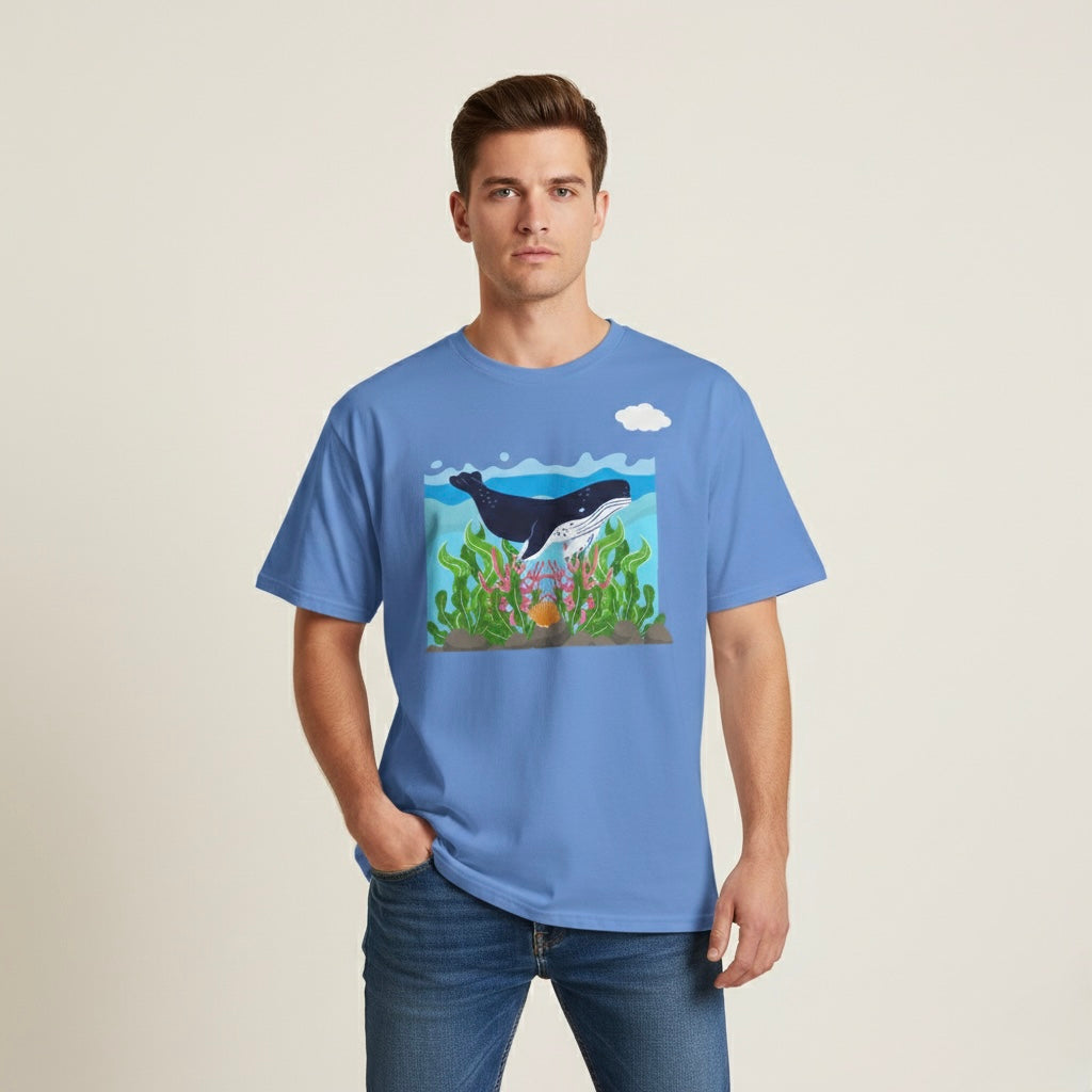 Whale Ocean T-Shirt - Heat Mess
