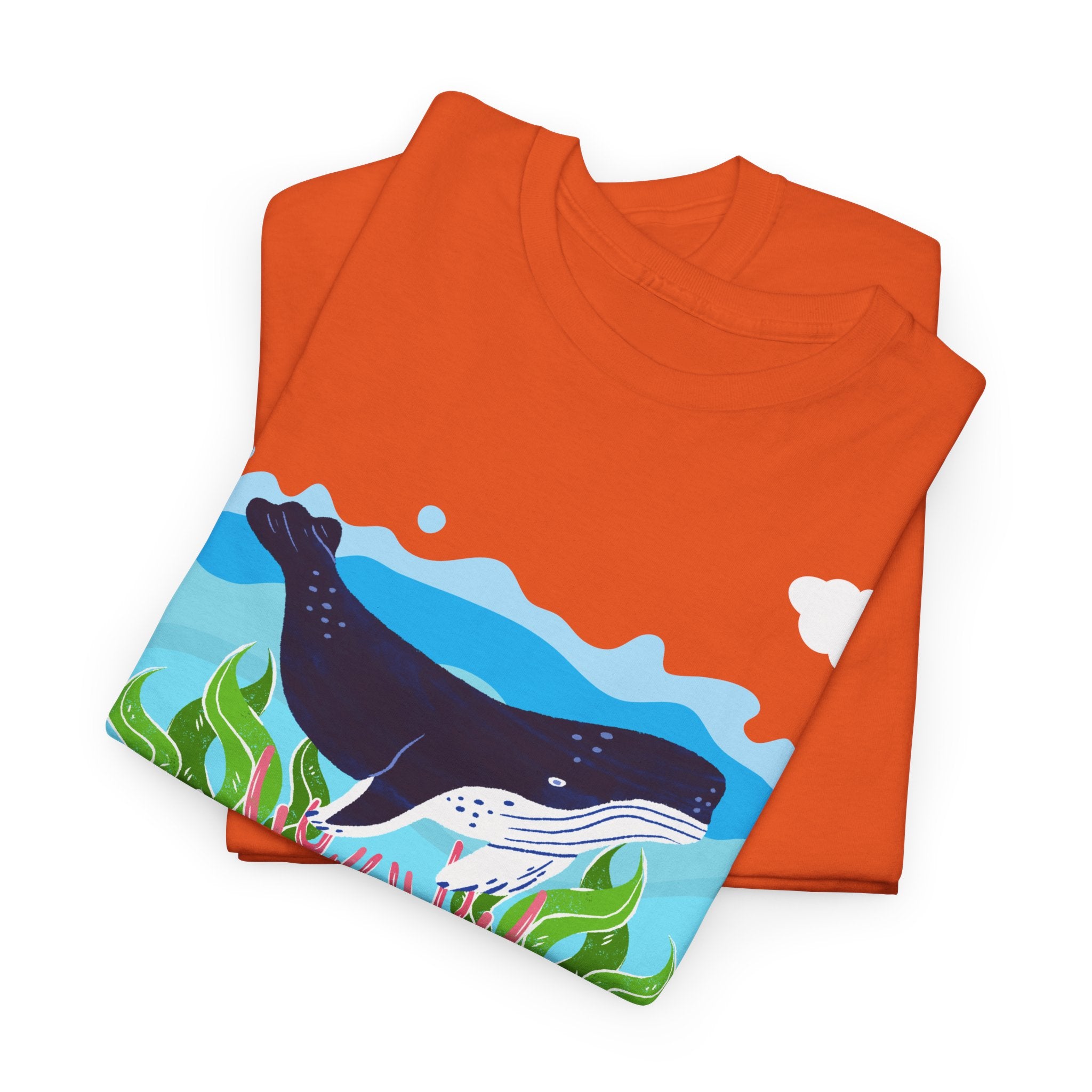 Whale Ocean T-Shirt - Heat Mess