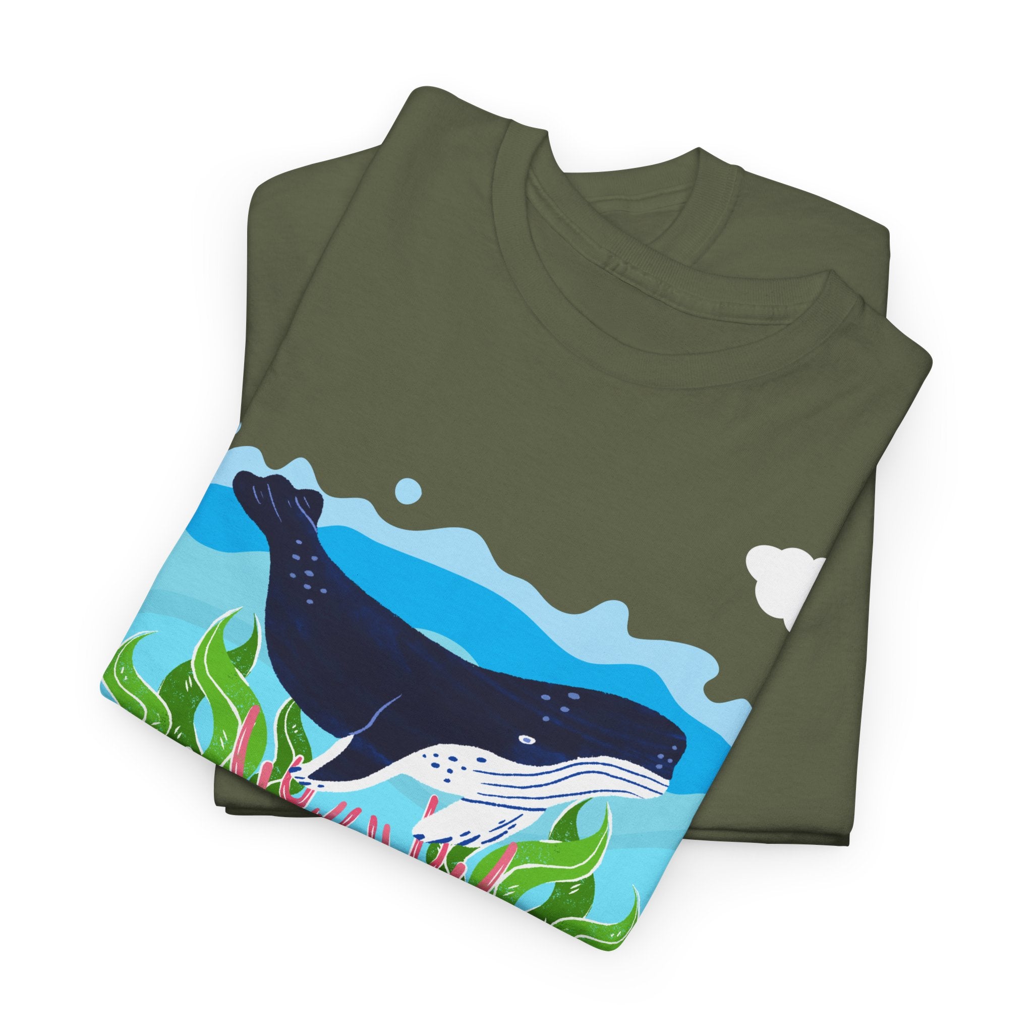 Whale Ocean T-Shirt - Heat Mess