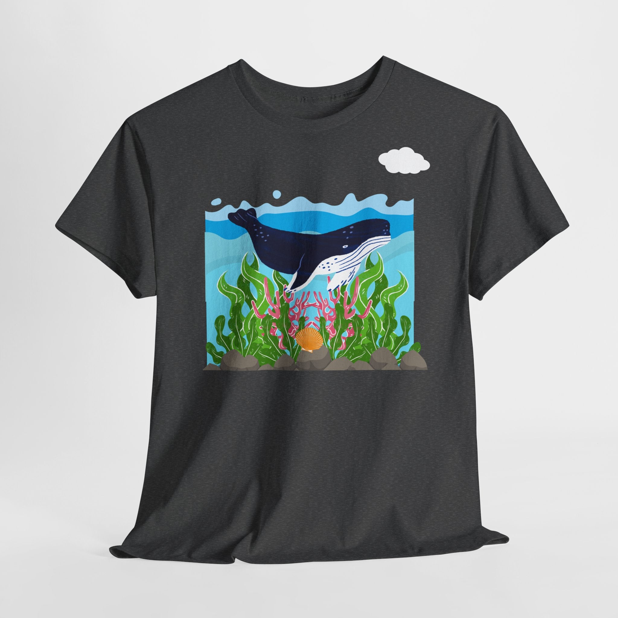 Whale Ocean T-Shirt - Heat Mess