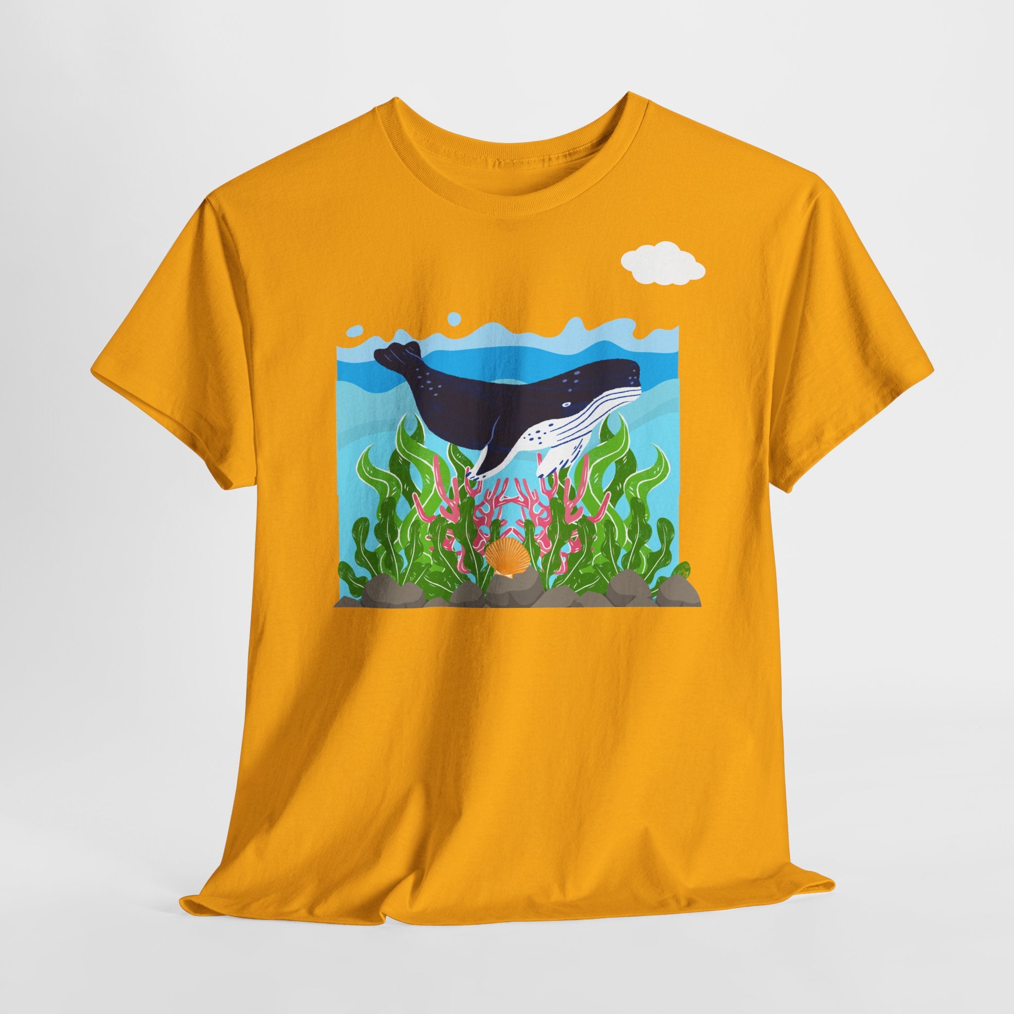 Whale Ocean T-Shirt - Heat Mess