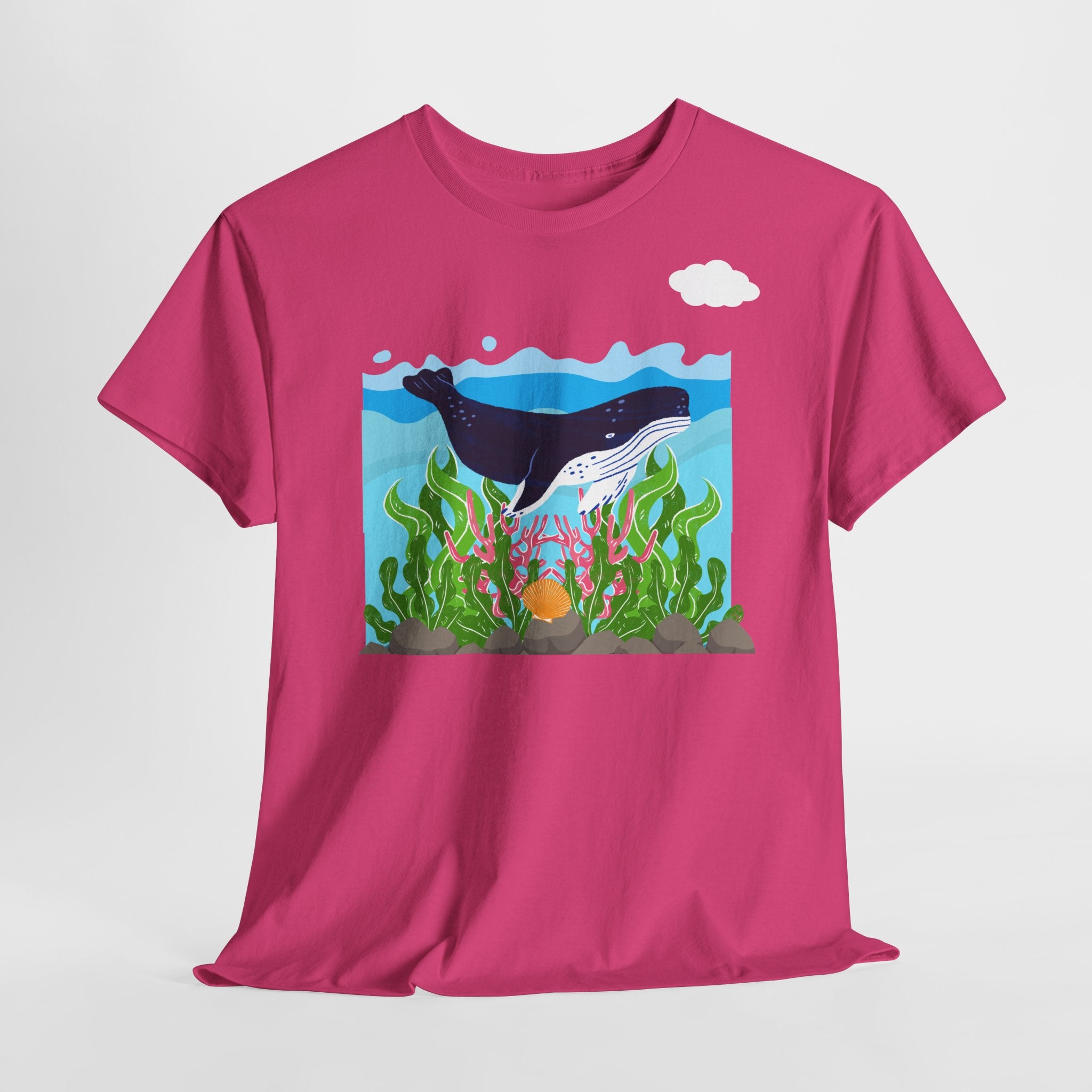 Whale Ocean T-Shirt - Heat Mess