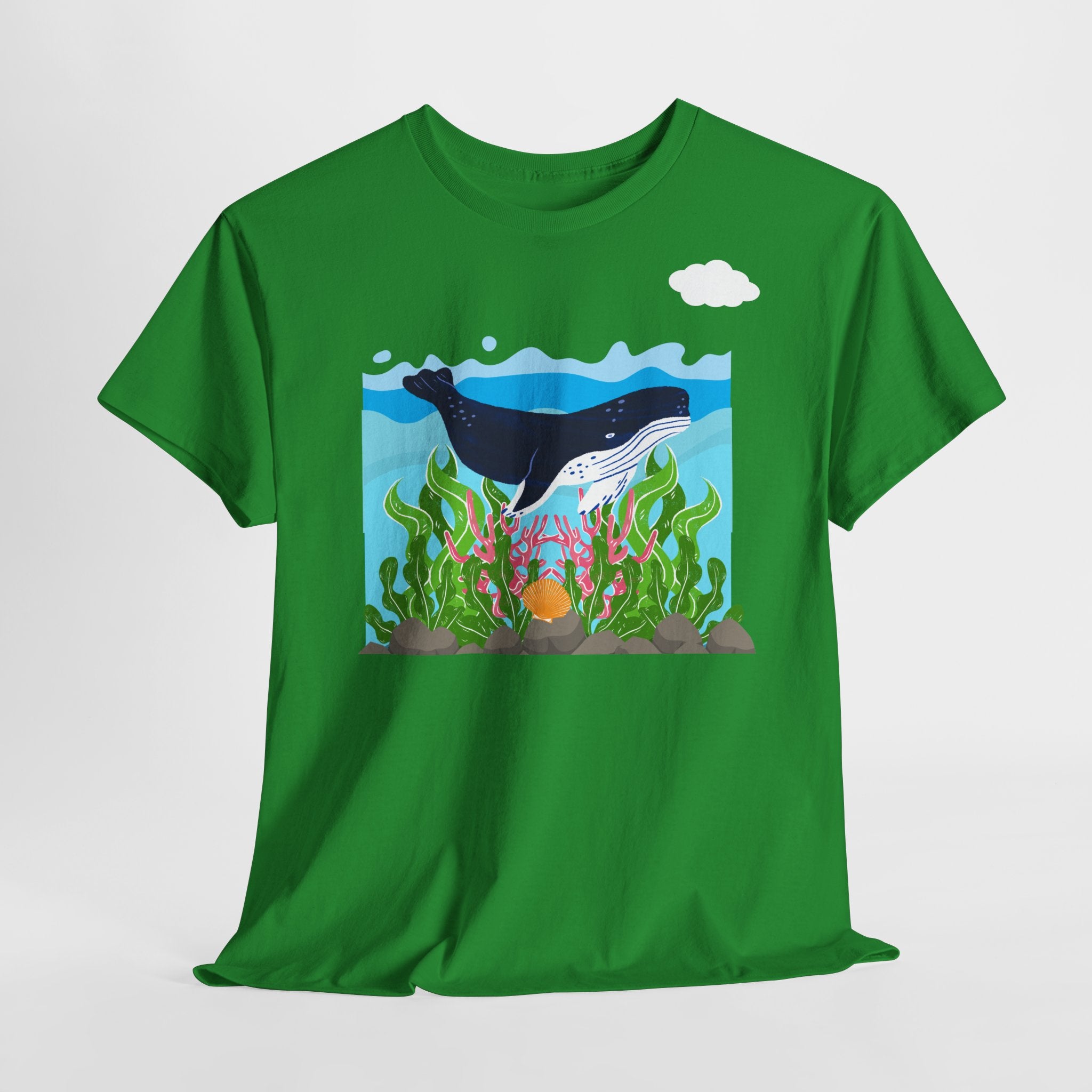 Whale Ocean T-Shirt - Heat Mess