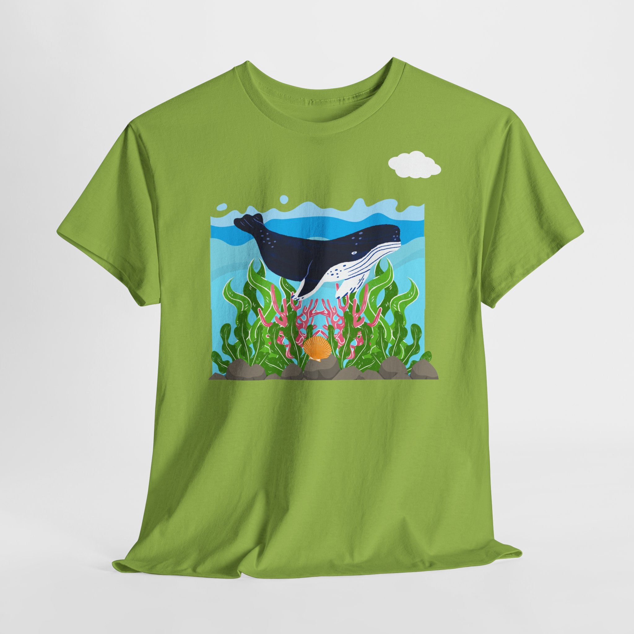 Whale Ocean T-Shirt - Heat Mess