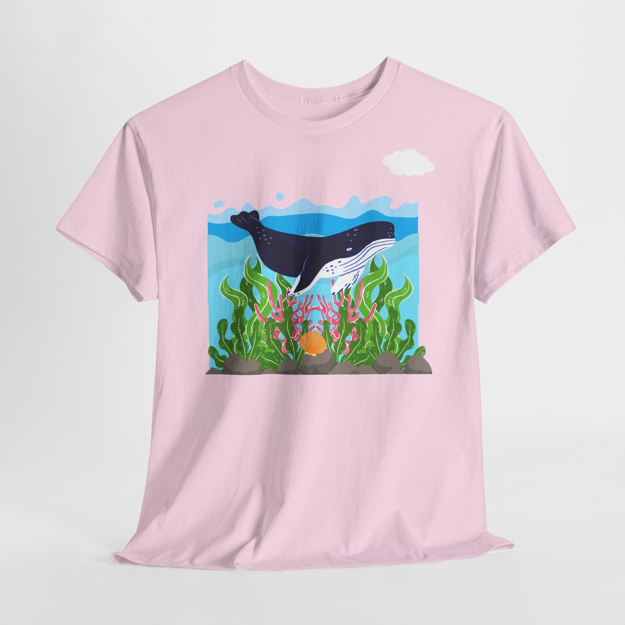 Whale Ocean T-Shirt - Heat Mess
