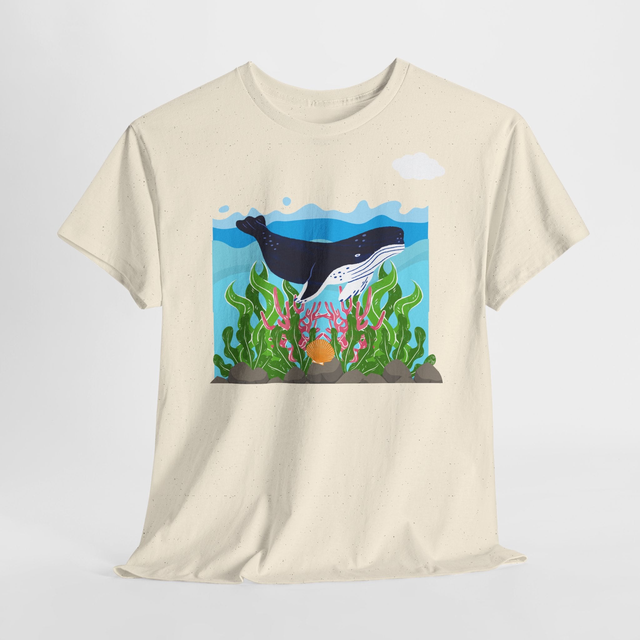 Whale Ocean T-Shirt - Heat Mess