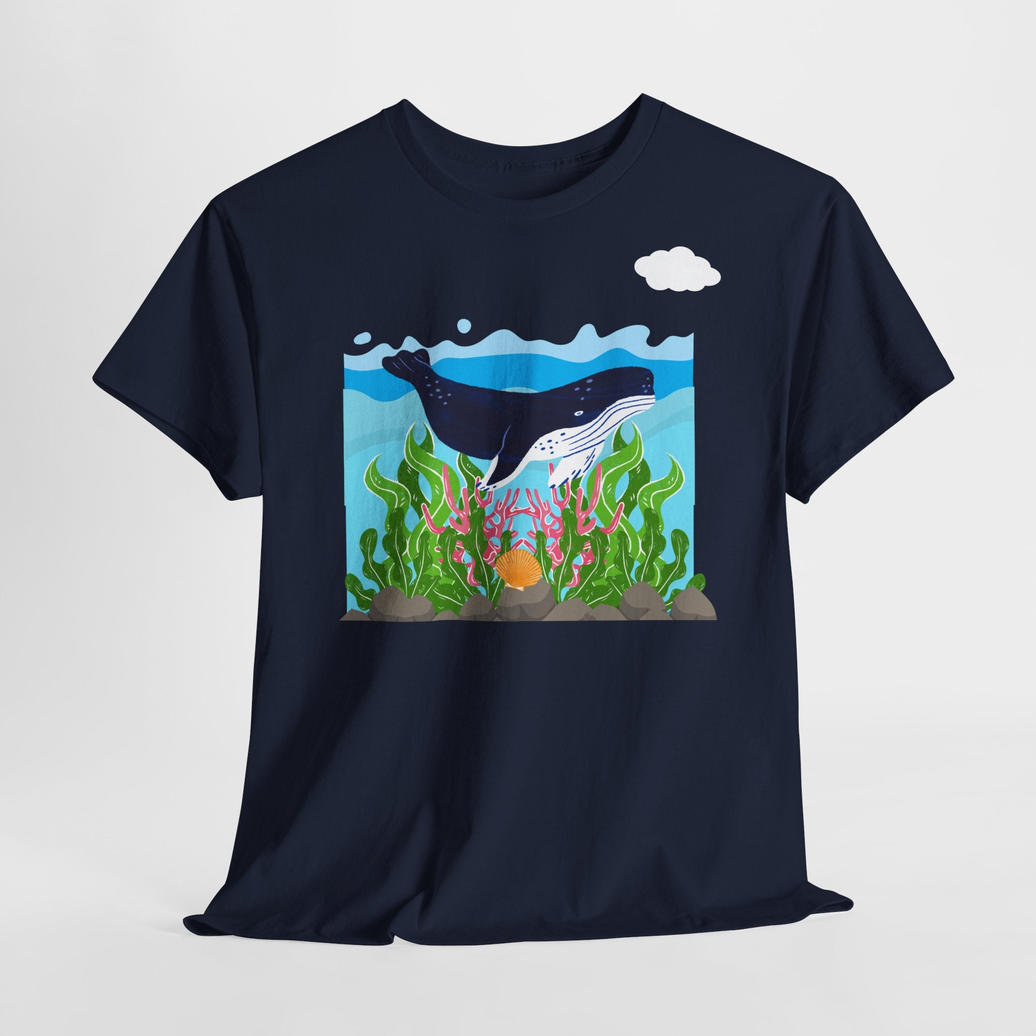 Whale Ocean T-Shirt - Heat Mess