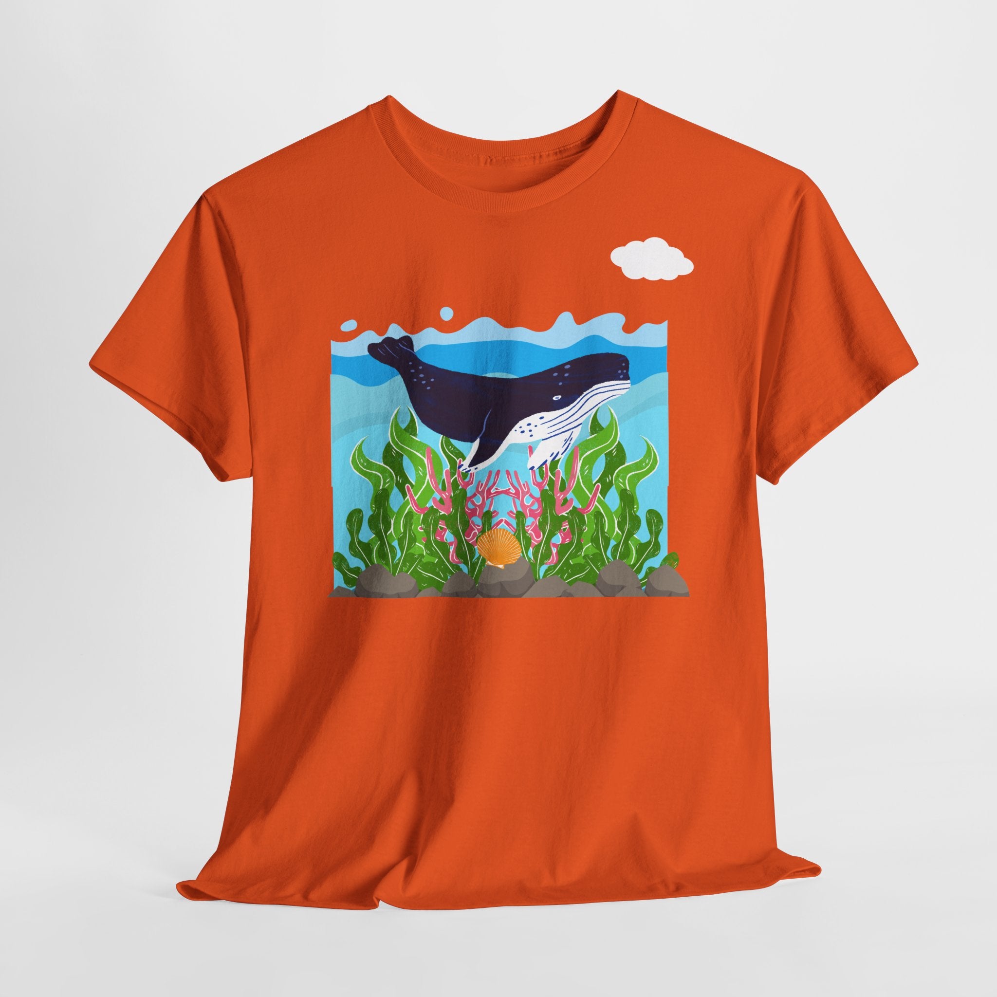 Whale Ocean T-Shirt - Heat Mess