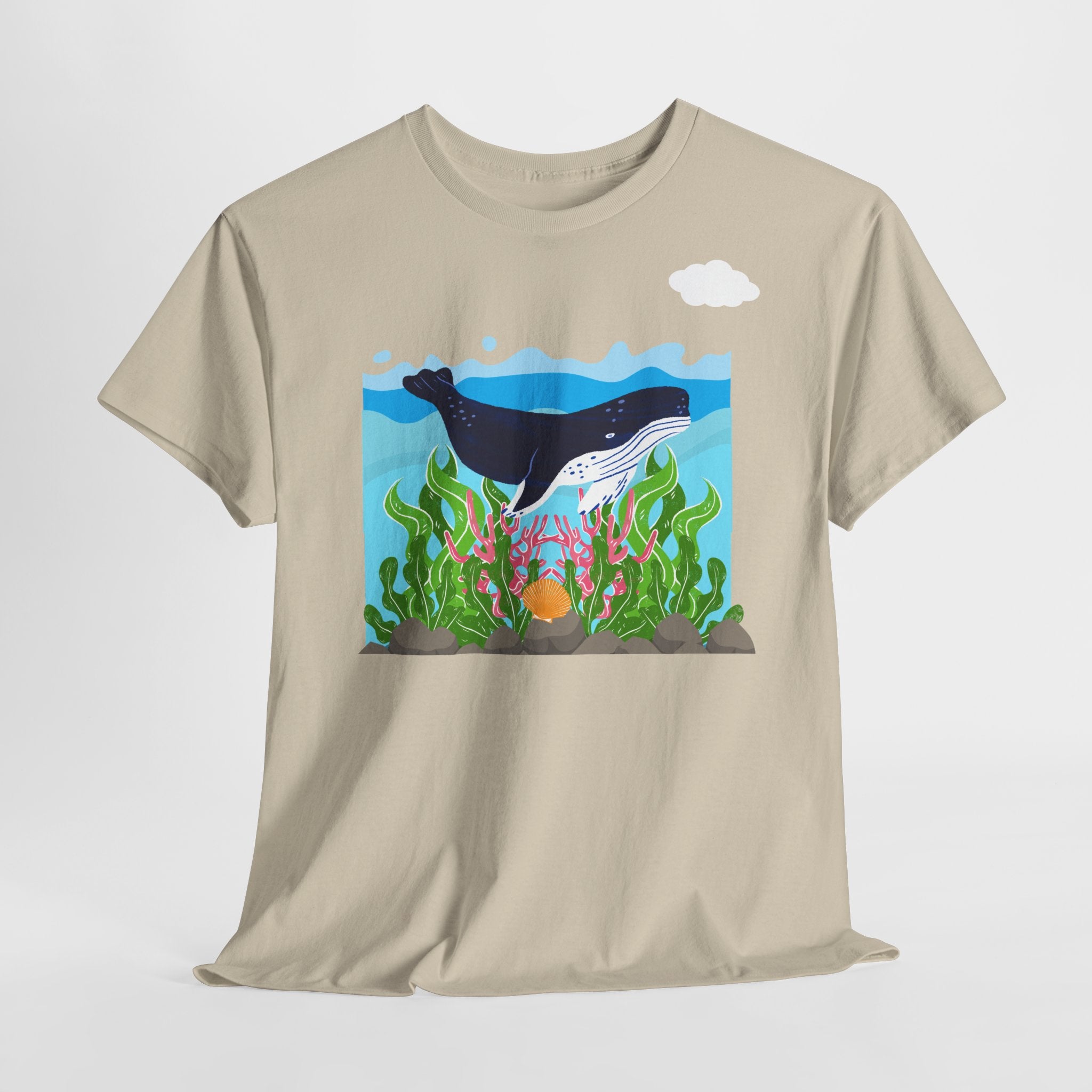 Whale Ocean T-Shirt - Heat Mess