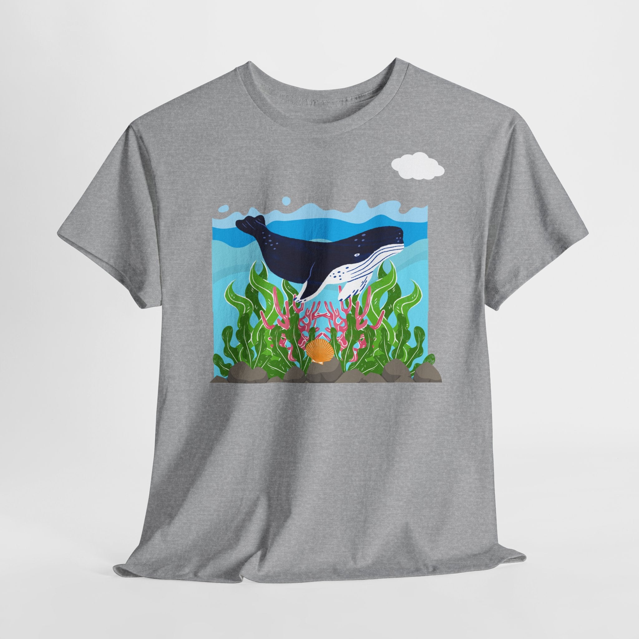Whale Ocean T-Shirt - Heat Mess